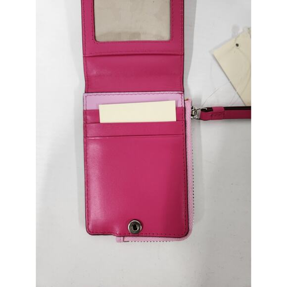Radley London Feeling Sweet Womens Bright Pink Leather Credit Card Holder/Wallet - Picture 3 of 9